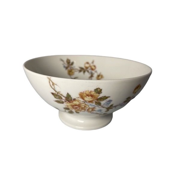Vintage Other - Vintage French Haviland Limoges French porcelain china footed bowl floral